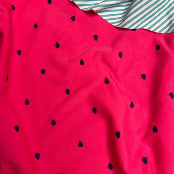 NWT 4t carters 1 pc watermelon swim suit bathing one shoulder fruit vacation bea